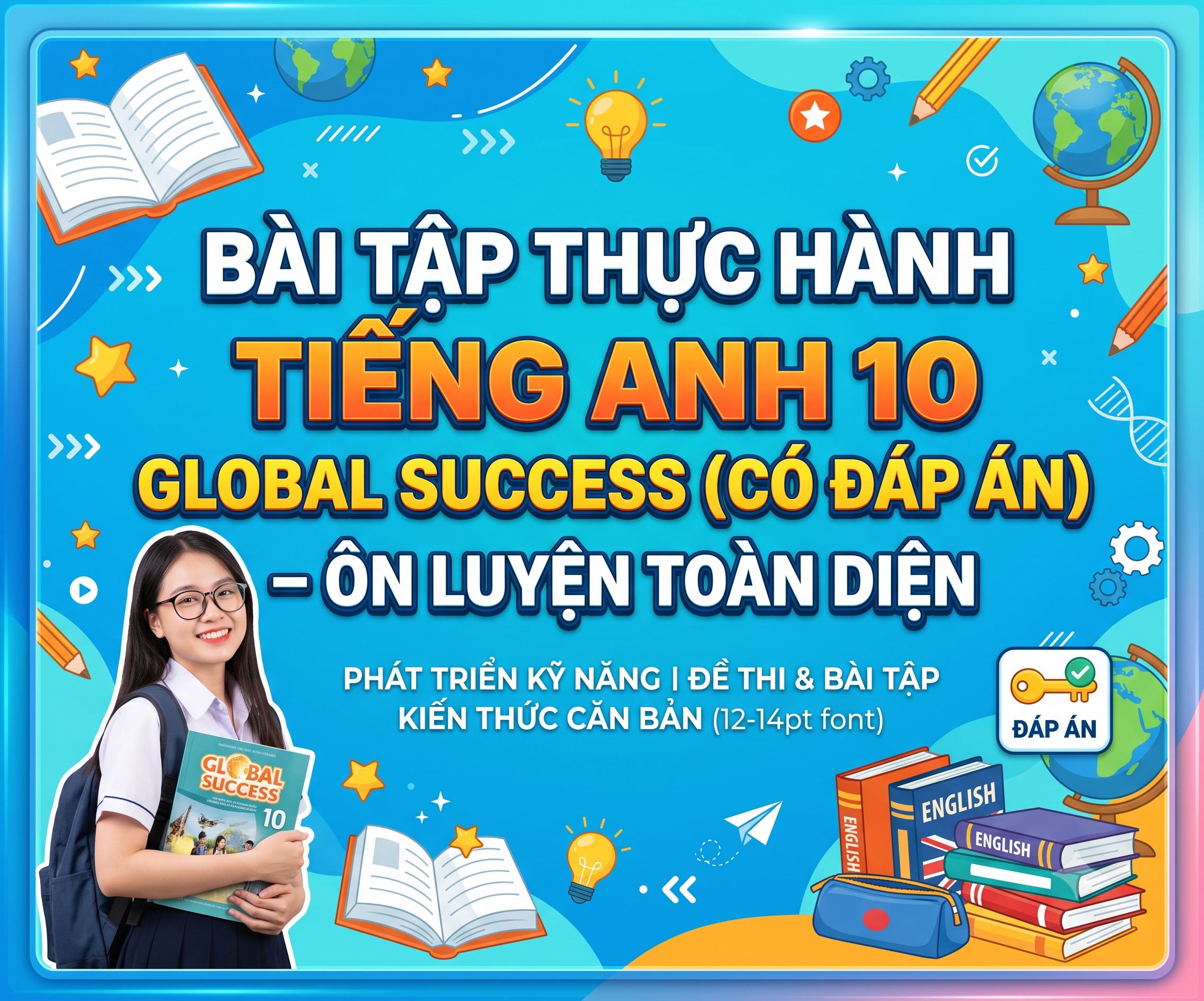 Bài Tập Thực Hành Tiếng Anh 10 Global Success (Có Đáp Án) – Ôn Luyện Toàn Diện